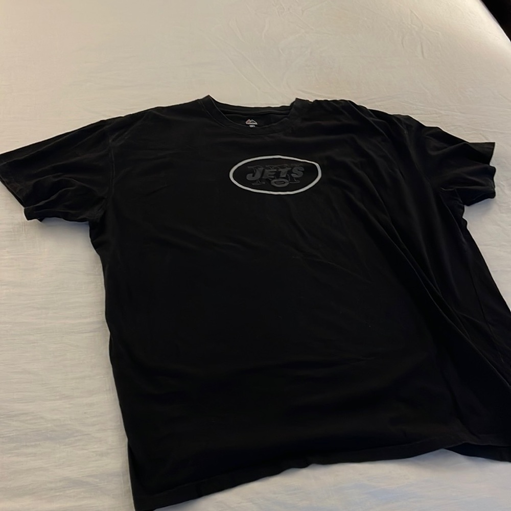 5x black ny jets t shirt pre owned